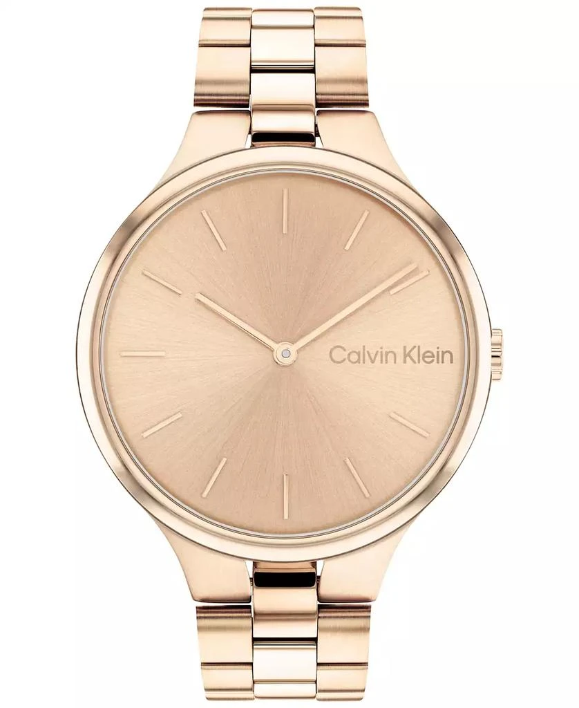 商品Calvin Klein|Carnation Gold-Tone Bracelet Watch 38mm,价格¥811,第1张图片