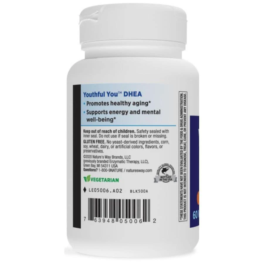 商品Nature's Way|Youthful You DHEA Veg Capsules,价格¥83,第2张图片详细描述