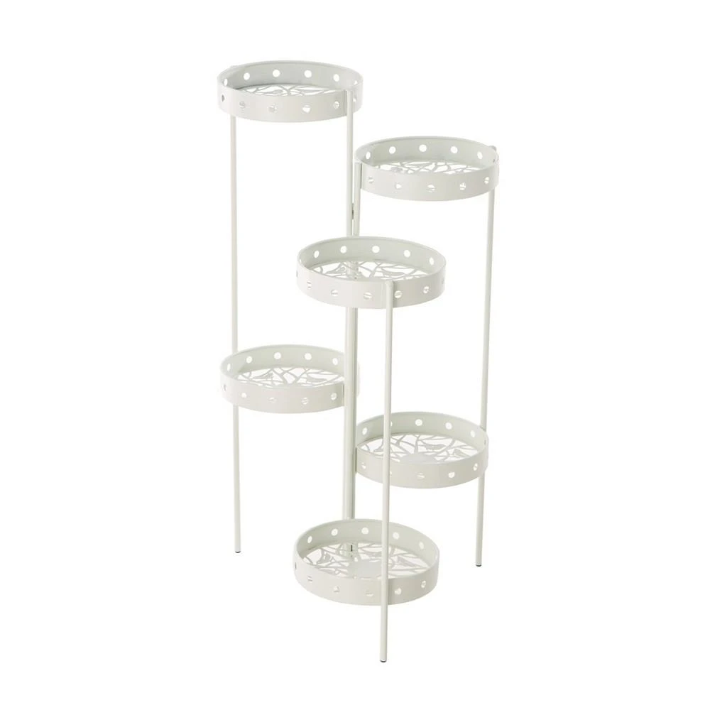 商品Glitzhome|Foldable Multi-Tiered Round Metal Planter Stand, 32.25",价格¥1511,第2张图片详细描述