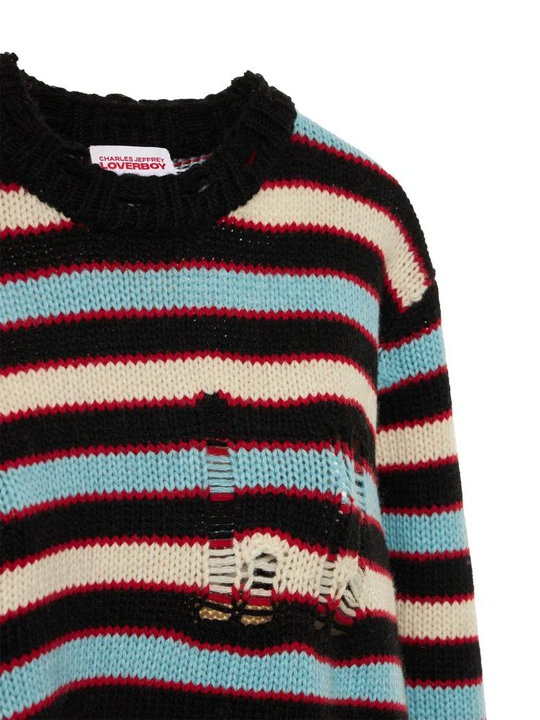 商品Charles Jeffrey Loverboy|Striped Wool & Nylon Knit Sweater,价格¥2266,第3张图片详细描述