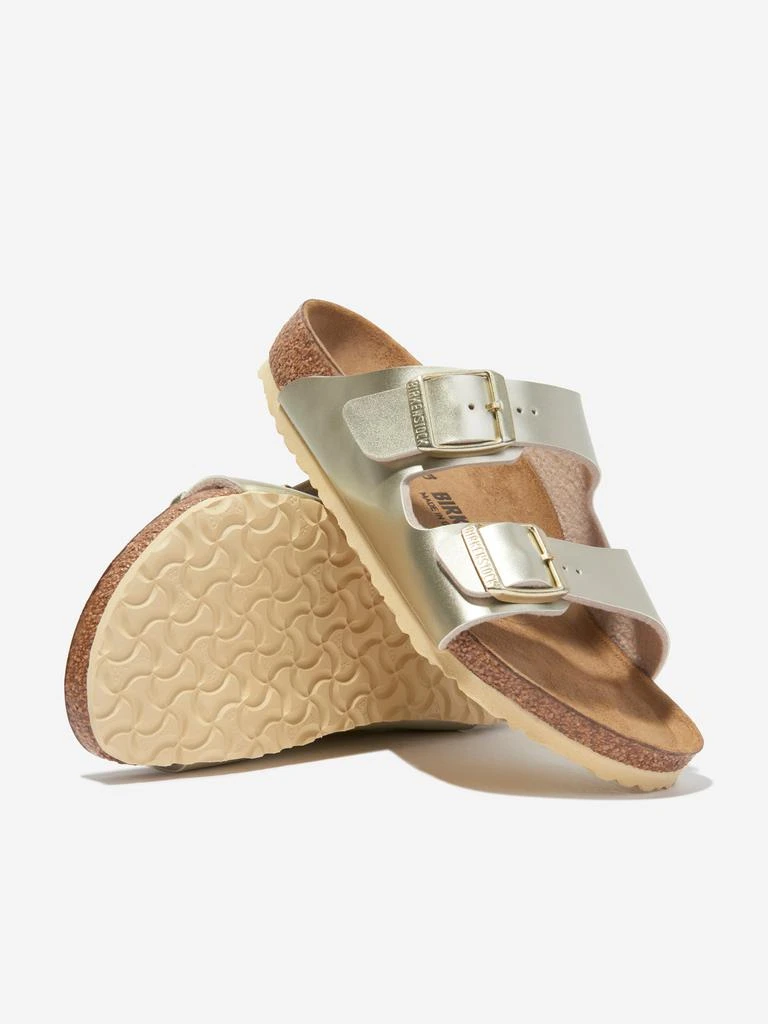 商品Birkenstock|Girls Arizona Sandals in Gold,价格¥332,第2张图片详细描述