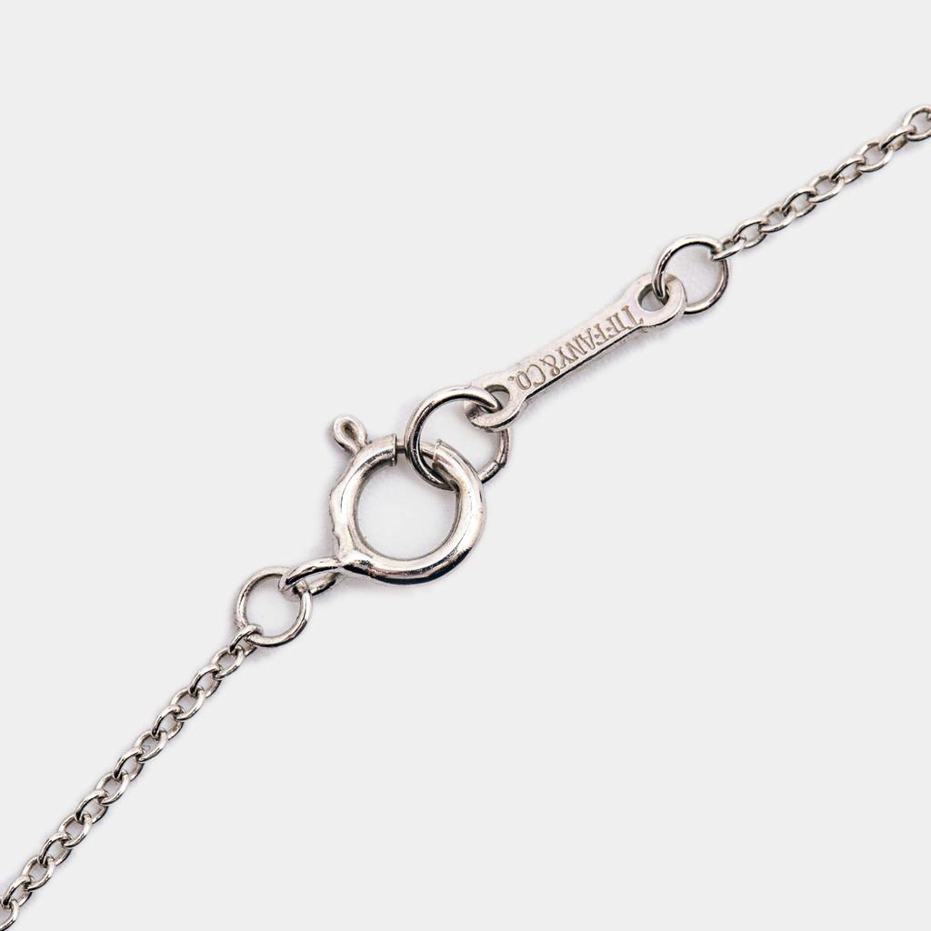 Tiffany & Co. Paloma Picasso Infinity Heart Diamond 18k White Gold Chain Necklace商品第5张图片规格展示