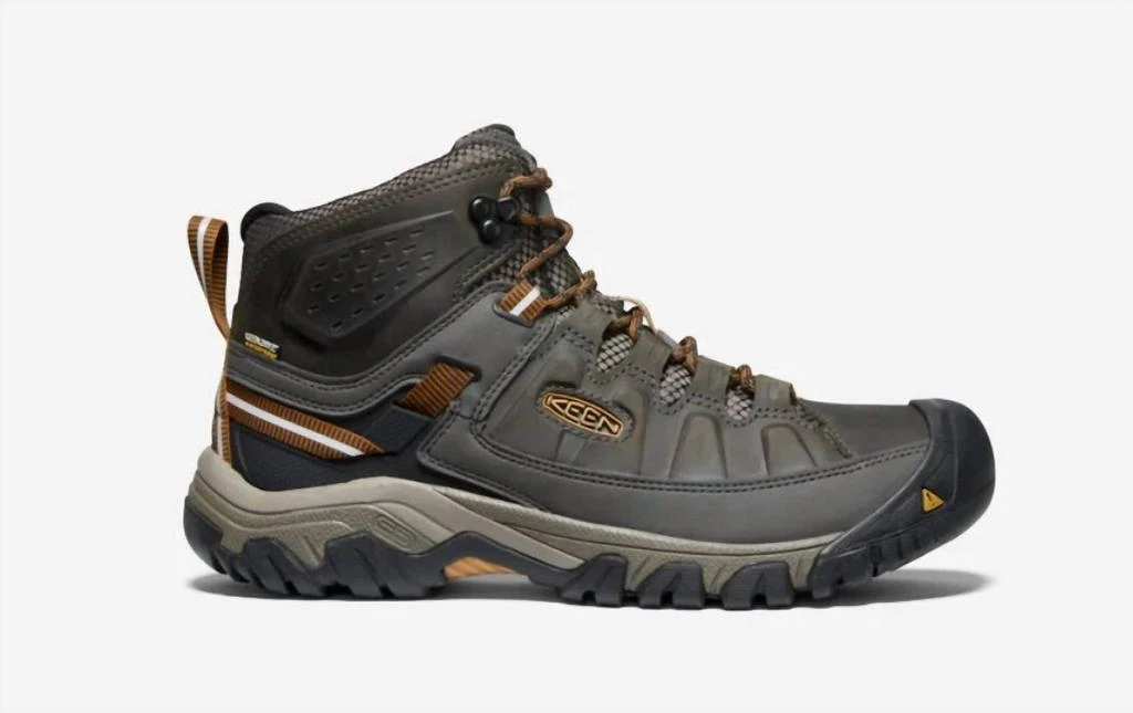 商品Keen|Men's Targhee Iii Waterproof Boot In Black Olive/golden Brown,价格¥969,第1张图片