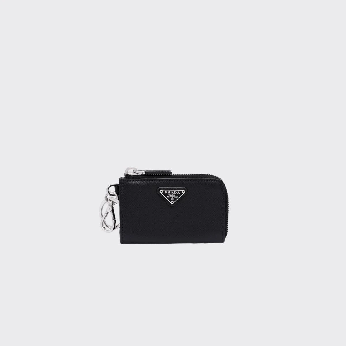 商品Prada|【预售】 普拉达 24秋冬 男士 收纳包 Porte-clés en cuir Saffiano 2TT085_2AHF_F0002,价格¥4679,第1张图片