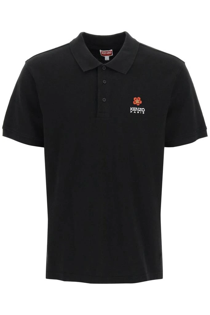 商品Kenzo|Kenzo Logo Embroidered Short-Sleeved Polo Shirt,价格¥964,第1张图片