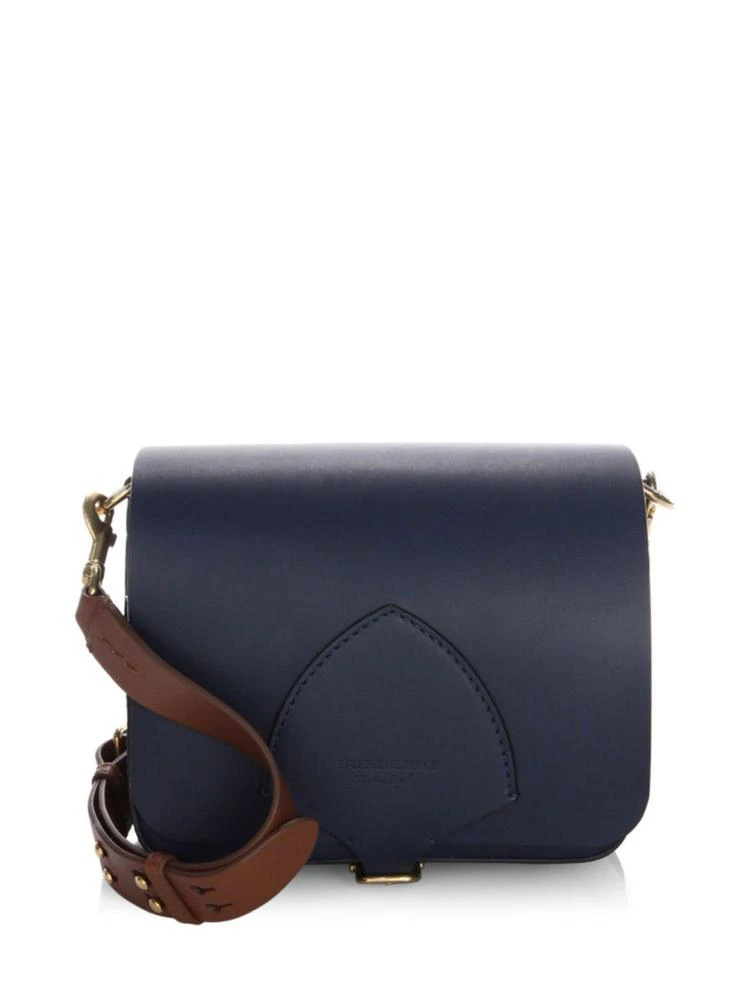 商品Burberry|Classic Leather Square Satchel,价格¥9896,第1张图片