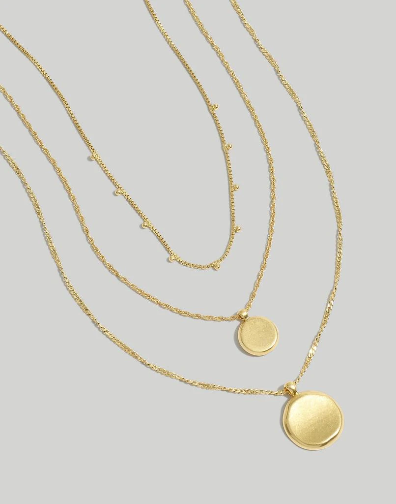 商品Madewell|钱币项链3件套,价格¥231,第1张图片