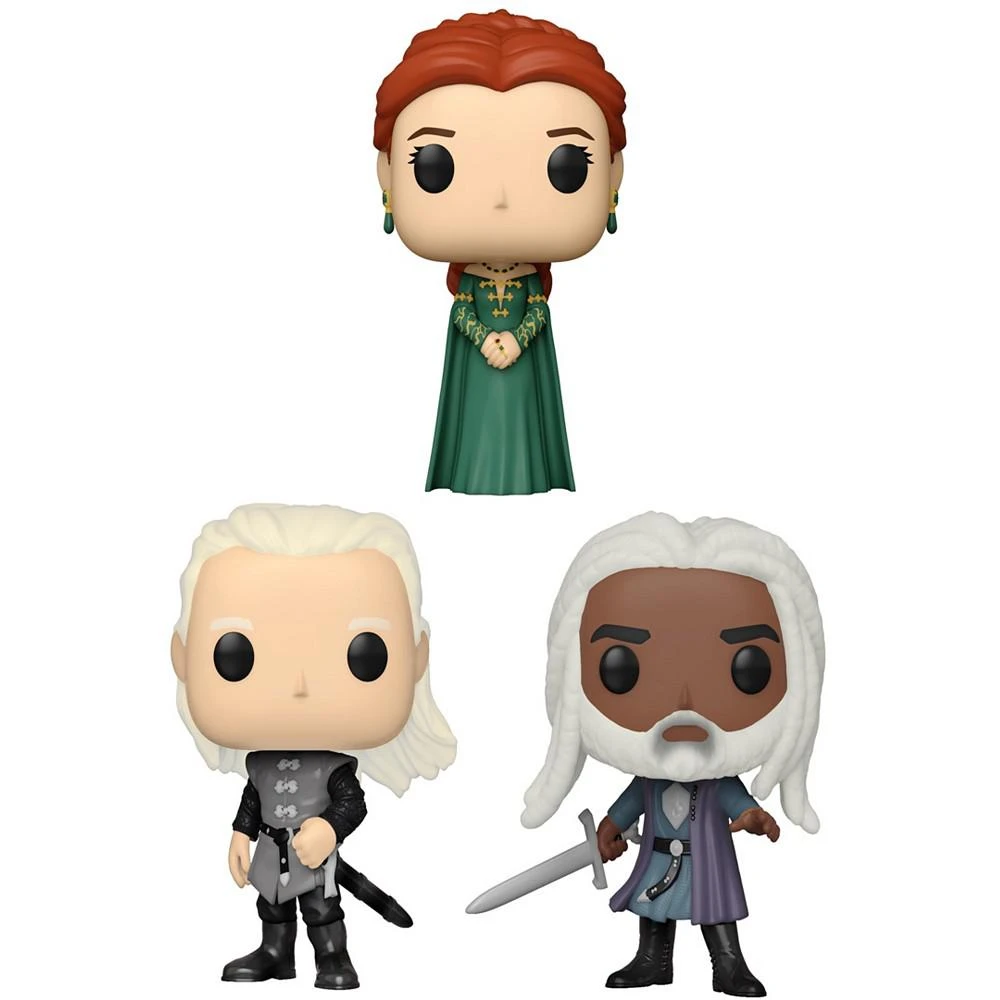 商品Funko|Television House of the Dragon Alicent Hightower Daemon Targaryen Coryls Velaryon Collectors 3 Figure Set,价格¥249,第1张图片