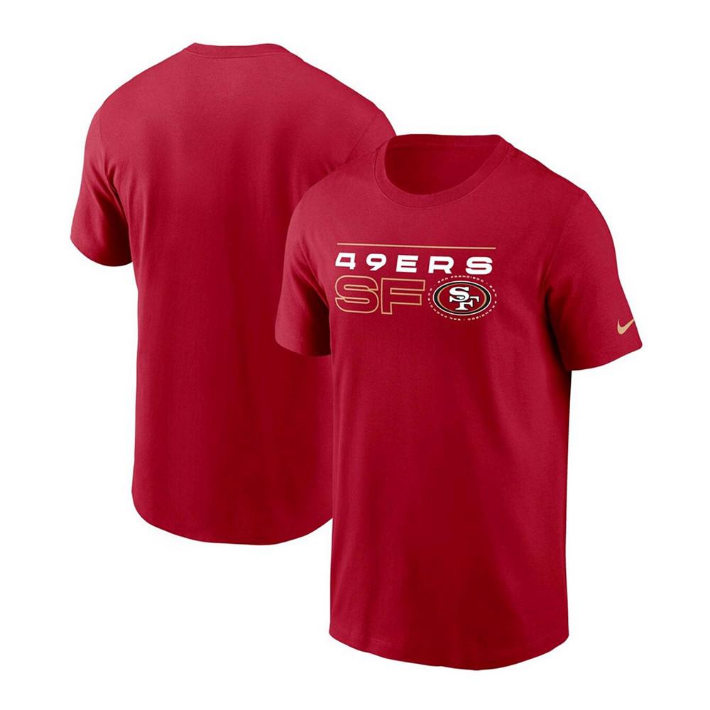 Men's Scarlet San Francisco 49Ers Broadcast Essential T-shirt商品第1张图片规格展示