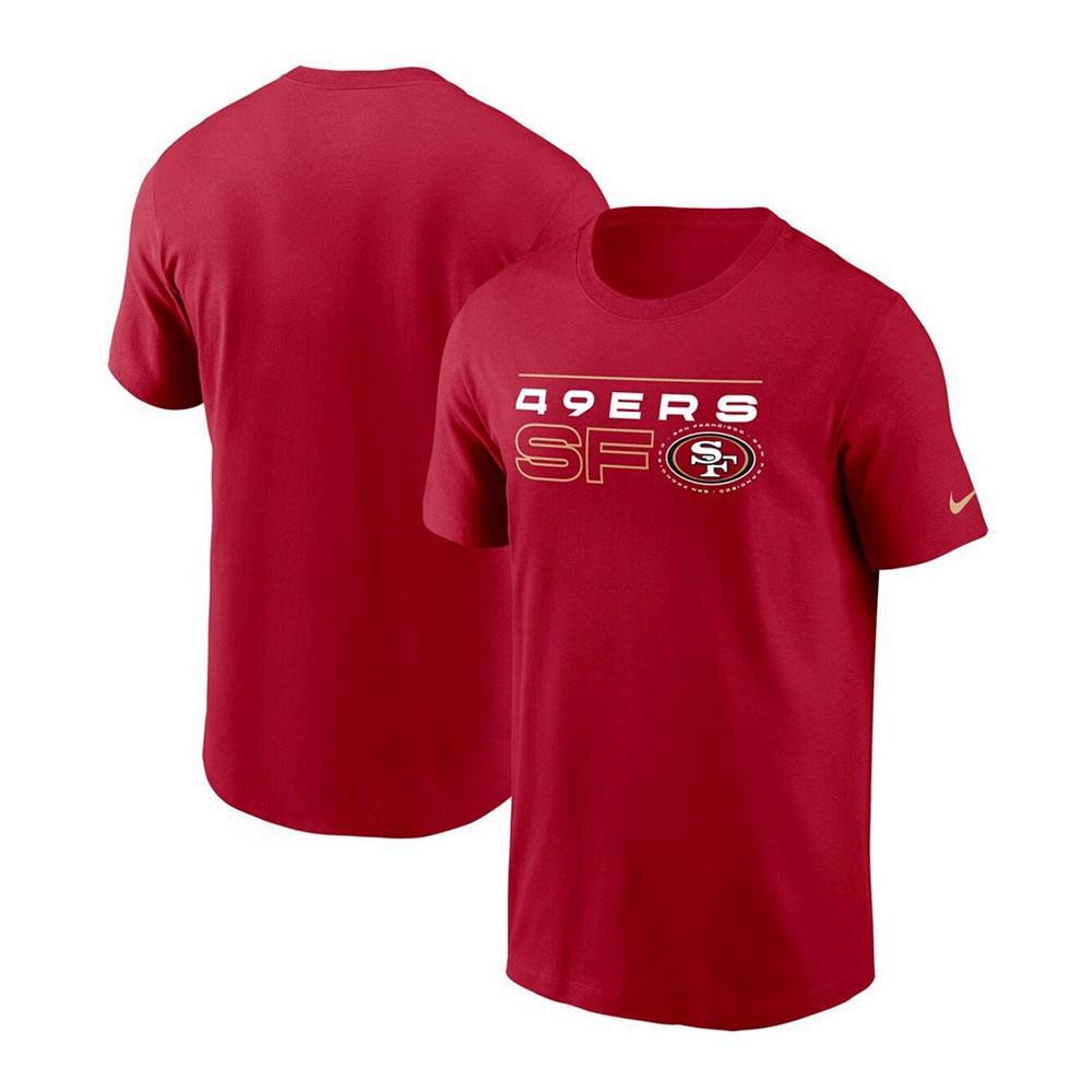 商品NIKE|Men's Scarlet San Francisco 49Ers Broadcast Essential T-shirt,价格¥166,第1张图片