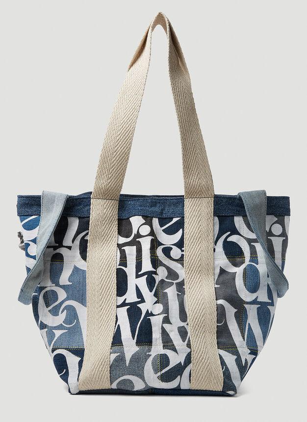 商品Vivienne Westwood|Worker Denim Runner Small Shoulder Bag in Blue,价格¥2271,第7张图片详细描述