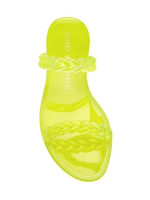 商品Stuart Weitzman|Braida Sawyer Jelly Sandals,价格¥353,第5张图片详细描述
