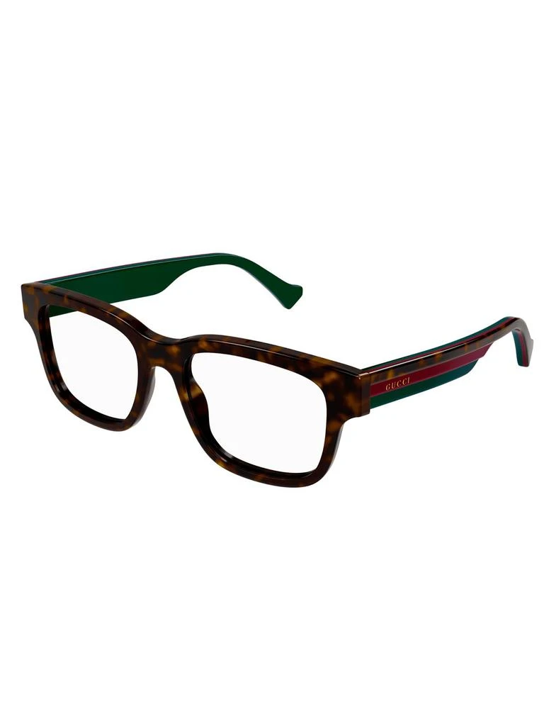 商品Gucci|Gucci Eyewear Rectangular Frame Glasses,价格¥2452,第2张图片详细描述