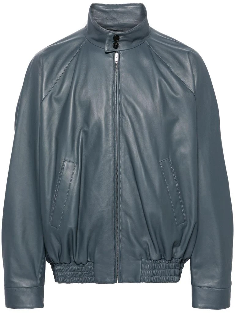 商品Marni|Grey Lambskin Bomber Jacket,价格¥18345,第1张图片