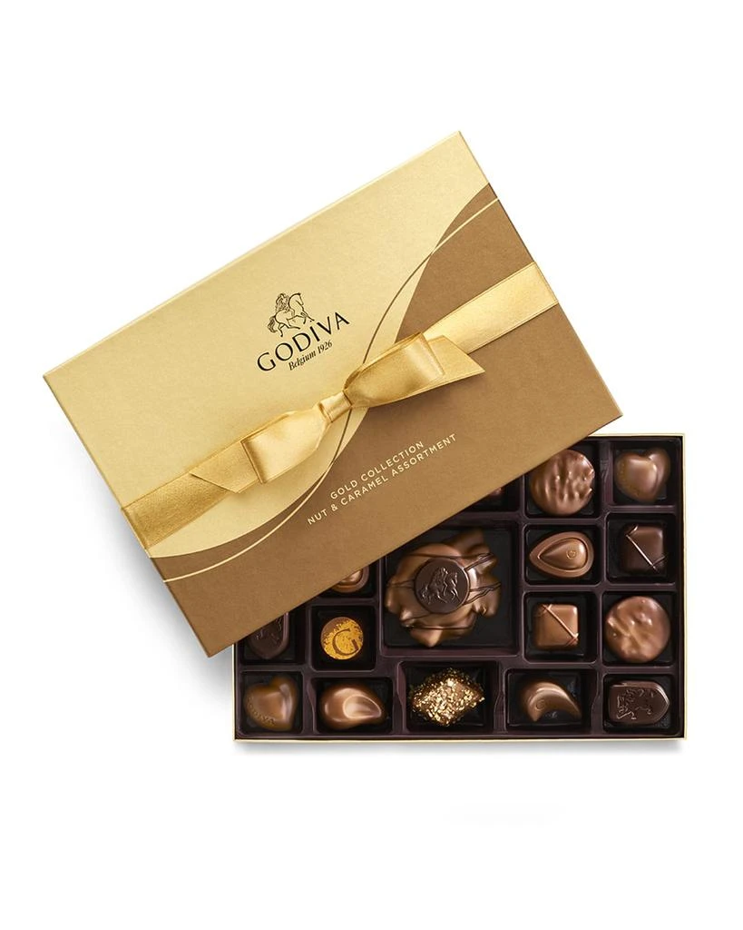 商品Godiva|19-Piece Nut & Caramel Gift Box,价格¥332,第3张图片详细描述