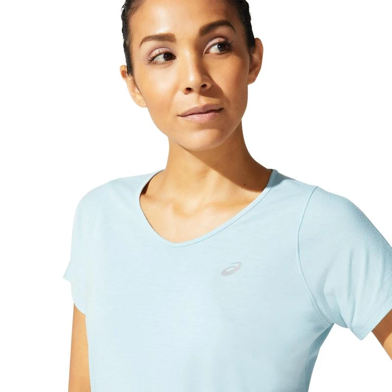 商品Asics|ASICS® V-Neck Short Sleeve Running Top - Women's,价格¥261,第4张图片详细描述