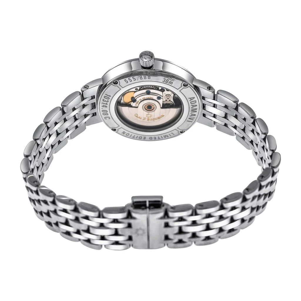 商品Carl F. Bucherer|Carl F. Bucherer Adamavi AutoDate Diamond Limited Edition Stainless Steel Automatic Men's Watch 00.10314.08.19.98,价格¥8667,第3张图片详细描述