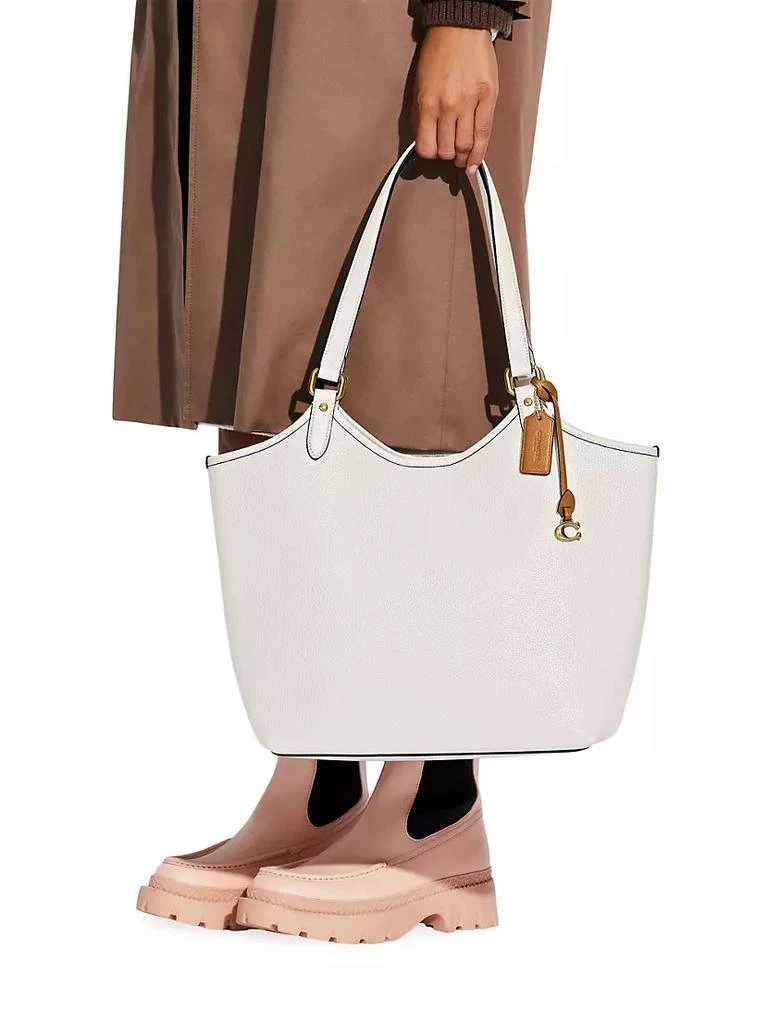 商品Coach|Polished Pebble Leather Everyday Tote,价格¥1121,第2张图片详细描述