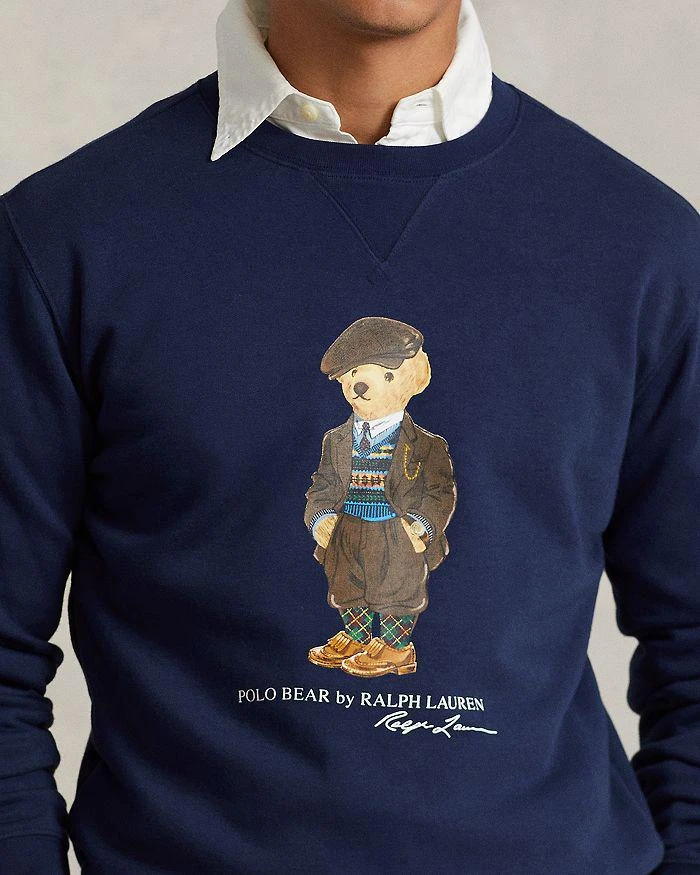 商品Ralph Lauren|Cotton Blend Fleece Polo Bear Print Crewneck Sweatshirt,价格¥819,第4张图片详细描述