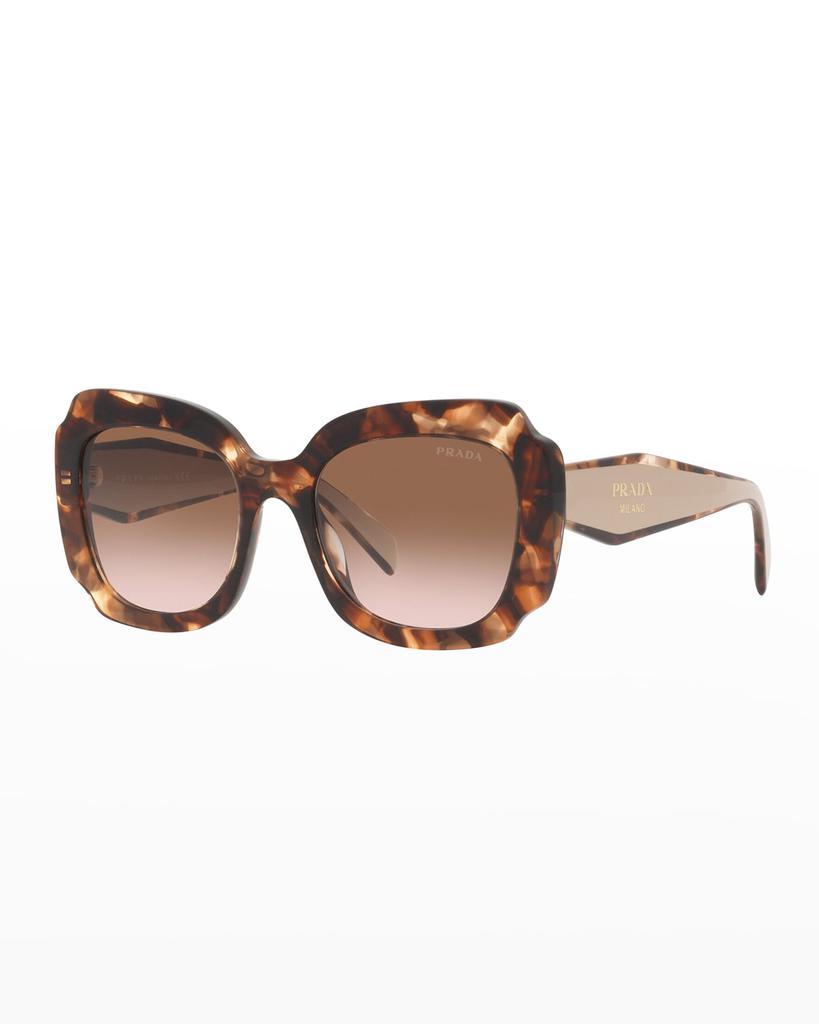 商品Prada|Geo Round Acetate Sunglasses,价格¥2922,第1张图片