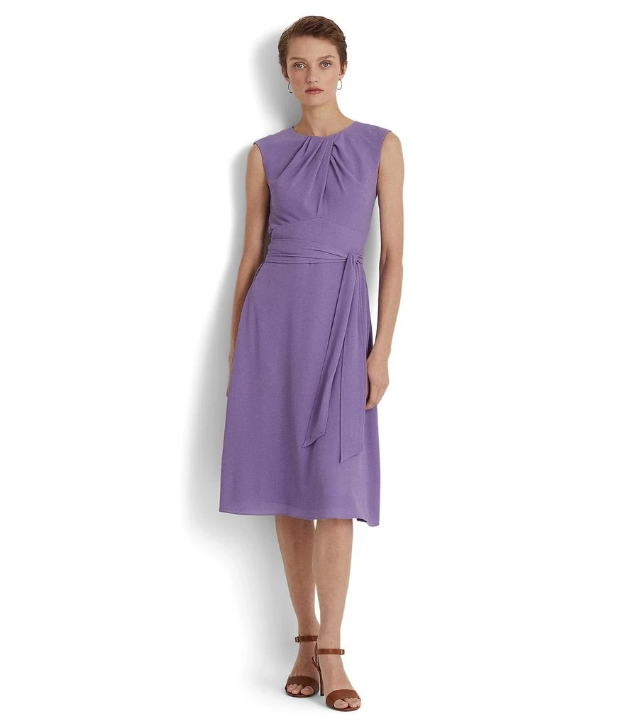 商品Ralph Lauren|Bubble Crepe Cap Sleeve Dress,价格¥1079,第1张图片