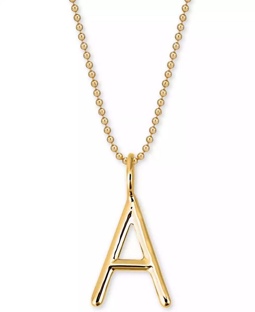 商品Sarah Chloe|Andi Initial Pendant Necklace in 14k Gold-Plate Over Sterling Silver, 18",价格¥427,第1张图片