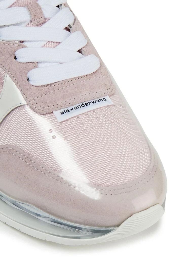 商品Alexander Wang|Stadium layered PVC, leather, suede and mesh sneakers,价格¥1652,第4张图片详细描述
