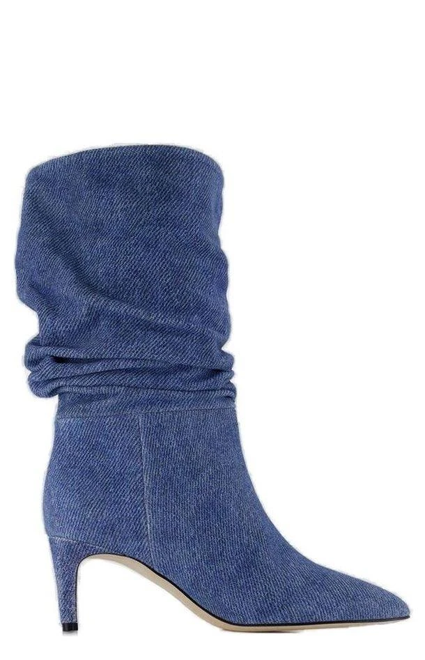 商品Paris Texas|Paris Texas Slouchy Pointed Toe Denim Boots,价格¥4550,第1张图片