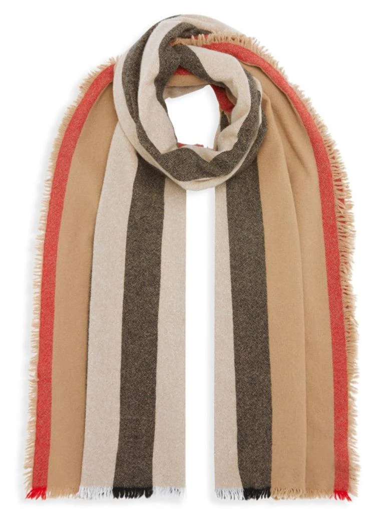 商品Burberry|Washed Wool & Cashmere Scarf,价格¥2904,第1张图片