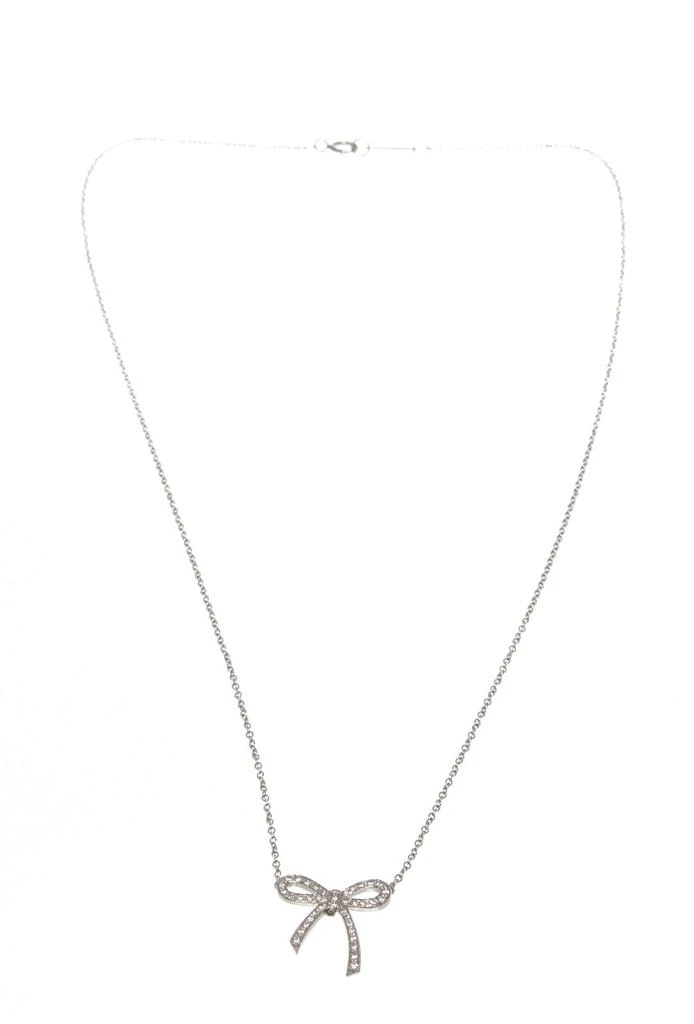 商品[二手商品] Tiffany & Co.|Tiffany & Co. Silver Bow Pendant Necklace,价格¥15855,第2张图片详细描述