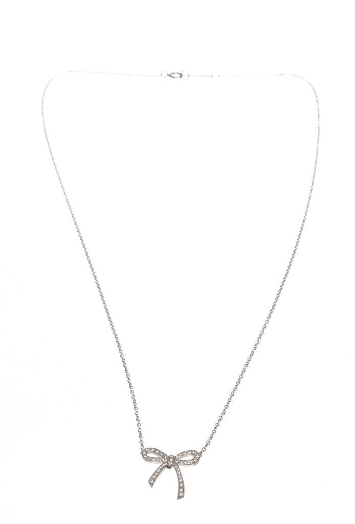 商品[二手商品] Tiffany & Co.|Tiffany & Co. Silver Bow Pendant Necklace,价格¥14720,第4张图片详细描述