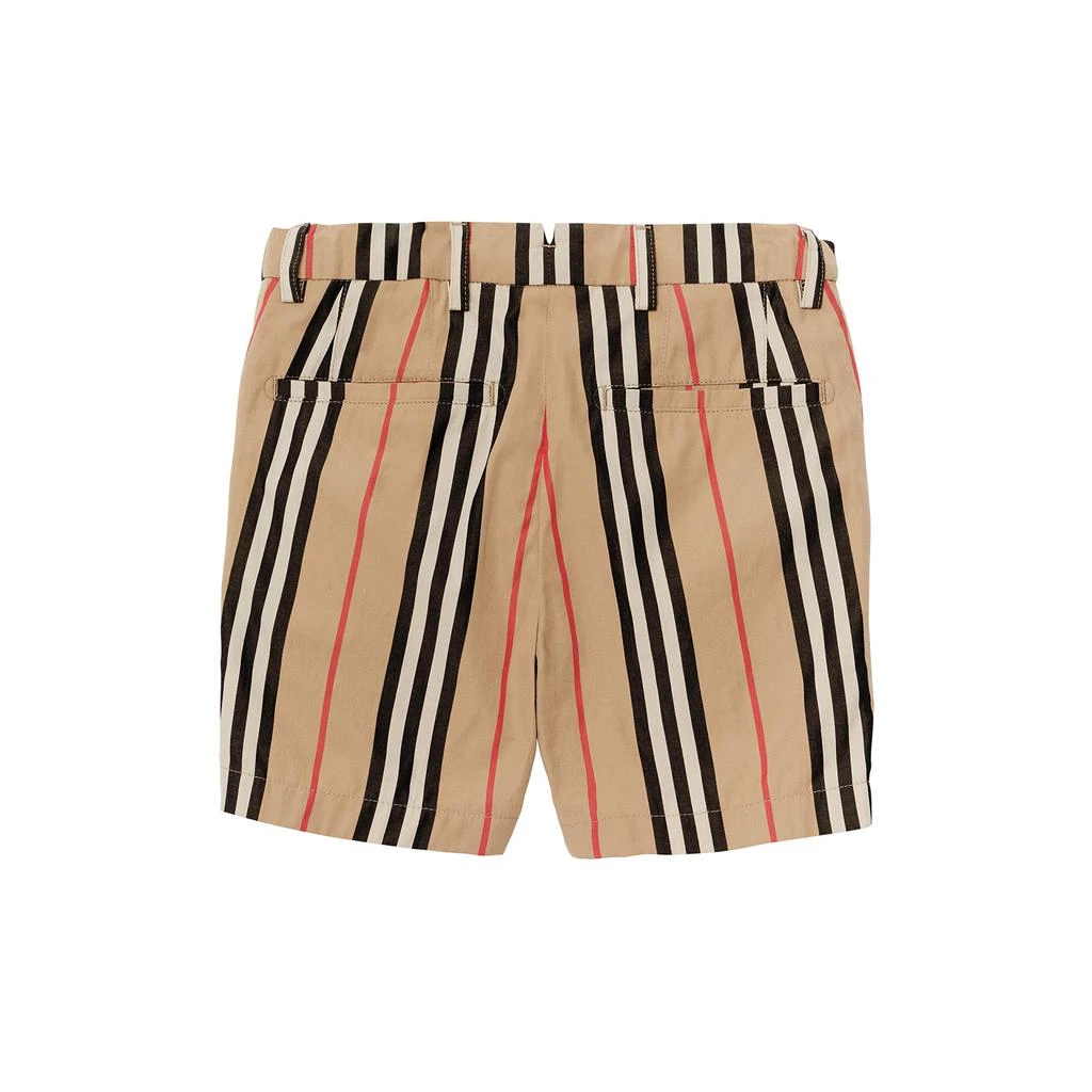 商品Burberry|Nicki Icon Stripe Shorts (Little Kids/Big Kids),价格¥621,第2张图片详细描述