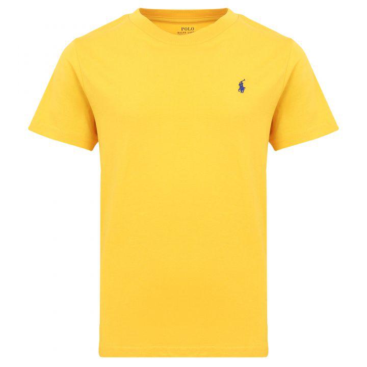 Mustard Yellow Small Pony Logo Junior T Shirt商品第1张图片规格展示