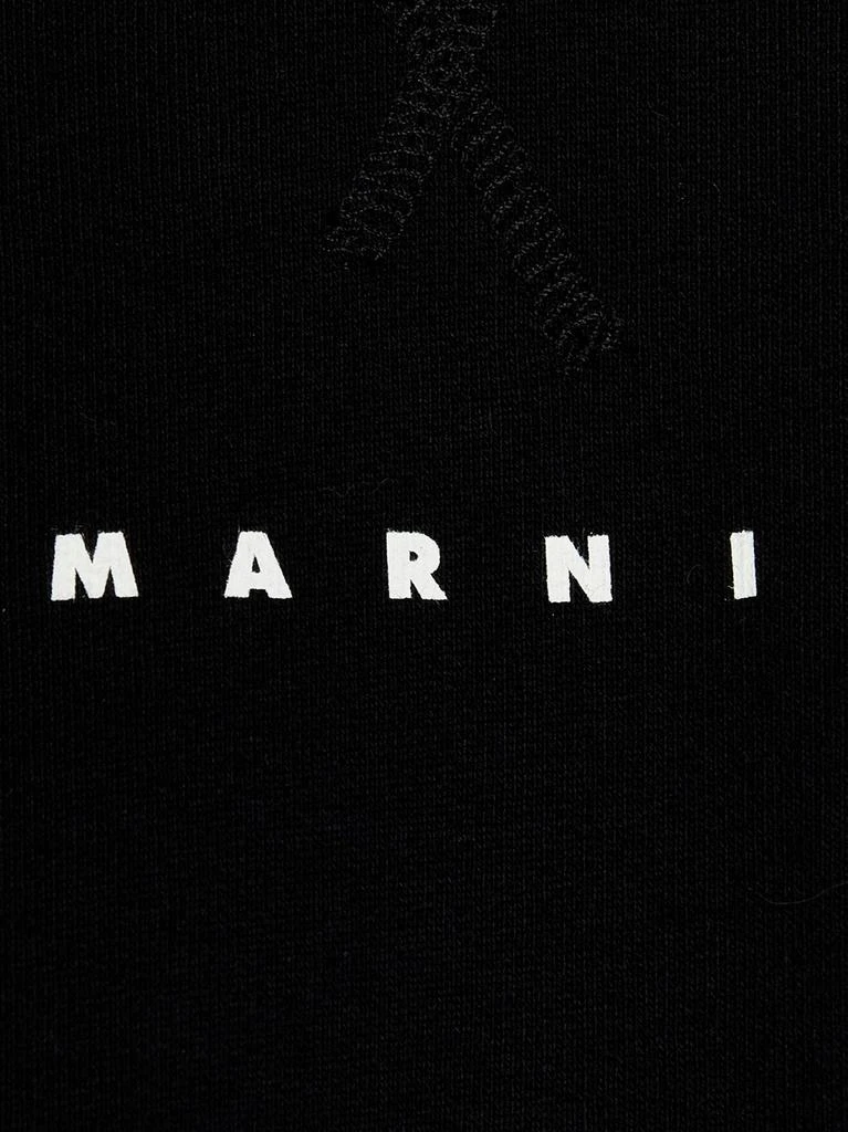 商品Marni|Marni Logo Printed Long-Sleeved Hoodie,价格¥3118,第4张图片详细描述