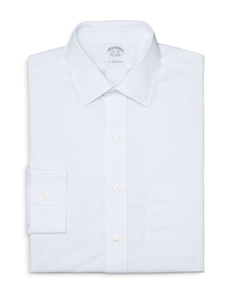 商品Brooks Brothers|Box Check Non-Iron 衬衫修身,价格¥482,第1张图片详细描述