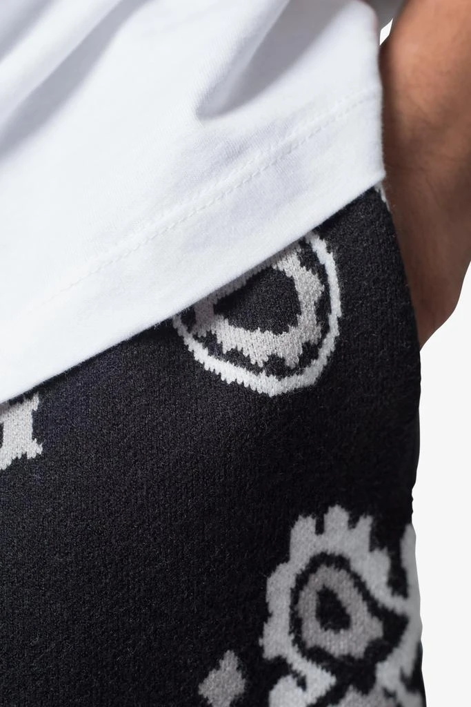 Paisley Knit Shorts - Black 商品