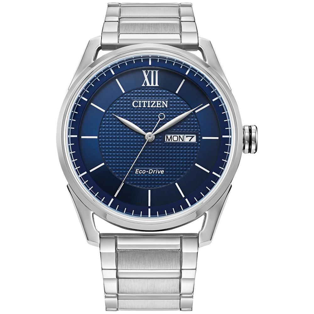 商品Citizen|Eco-Drive Men's Classic Stainless Steel Bracelet Watch 42mm,价格¥1297,第1张图片