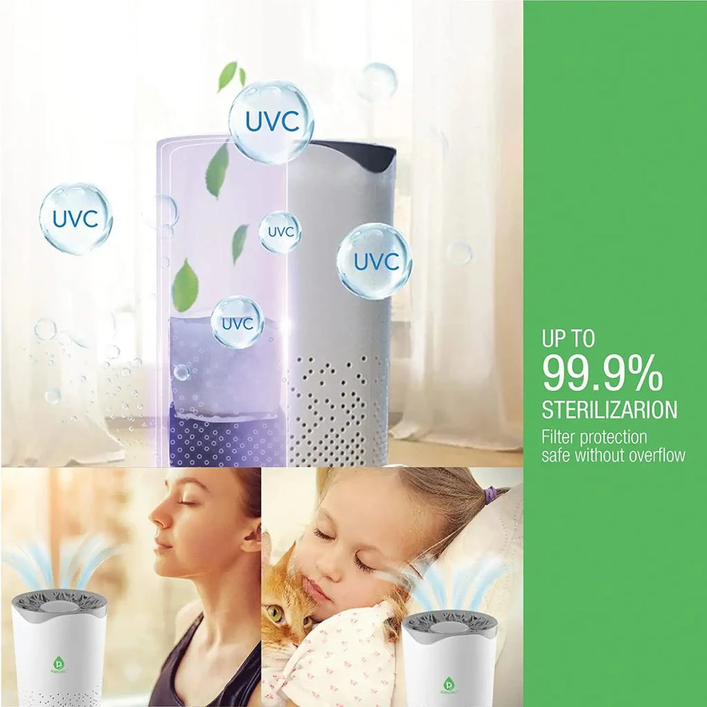 商品PURSONIC|Pursonic USB Powered Air Purifier With Night Light,价格¥316,第3张图片详细描述