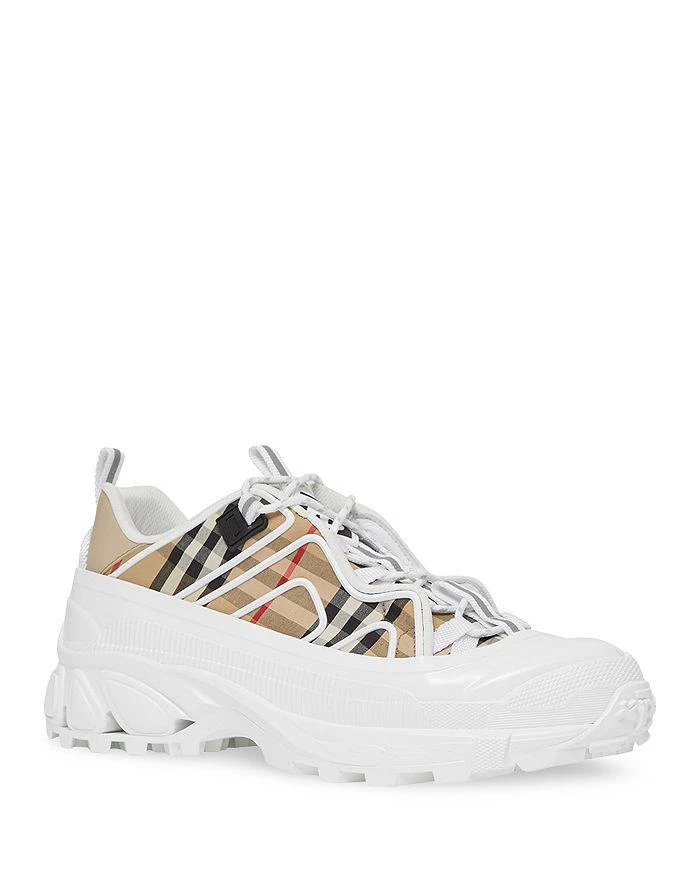 商品Burberry|Women's Arthur Vintage Check & Leather Sneakers,价格¥4128,第1张图片