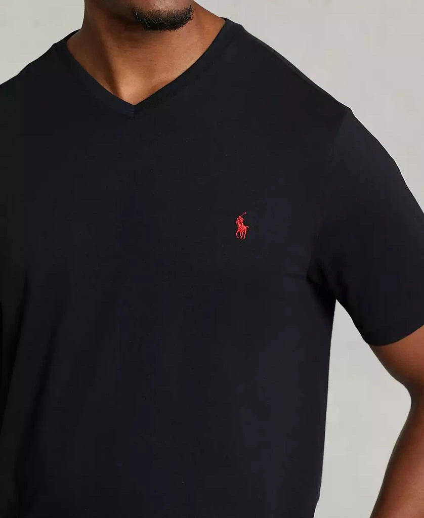 商品Ralph Lauren|Men's Big & Tall Classic Fit V-Neck T-Shirt,价格¥448,第3张图片详细描述