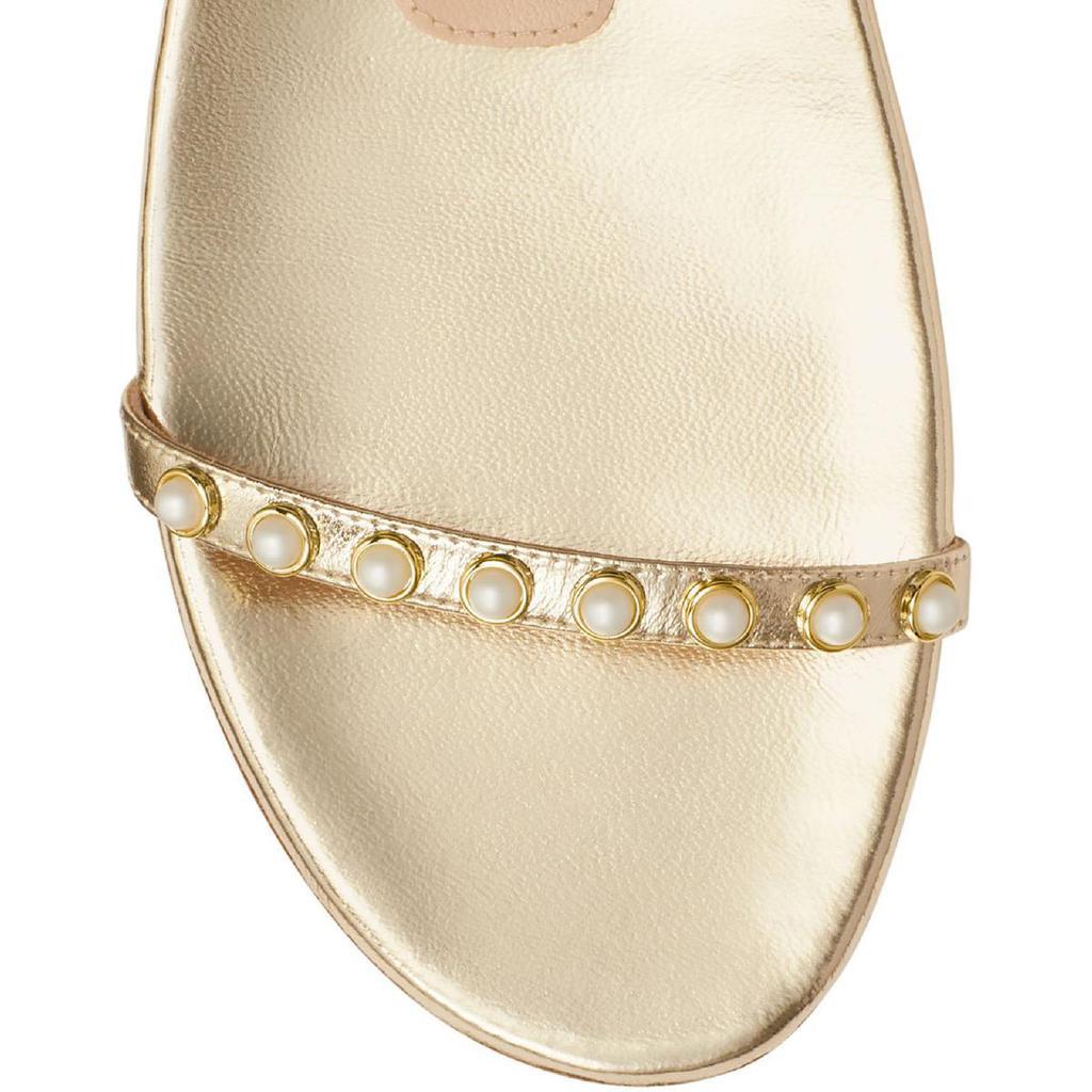 商品Stuart Weitzman|Stuart Weitzman Womens Leather Embellished Slide Sandals,价格¥1682,第5张图片详细描述