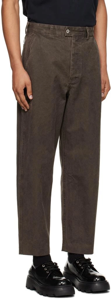 商品Kenzo|棕色 Tapered 长裤,价格¥1672,第2张图片详细描述