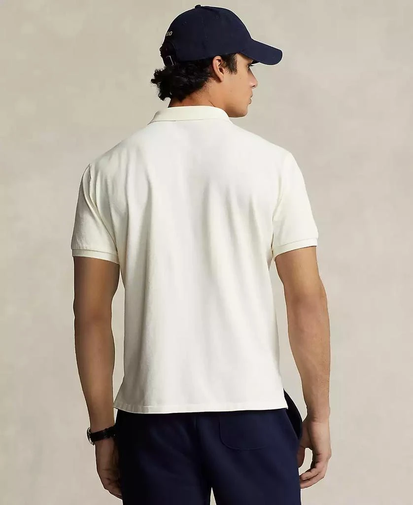 商品Ralph Lauren|Men's Custom Slim Fit Big Pony Mesh Polo Shirt,价格¥486,第2张图片详细描述