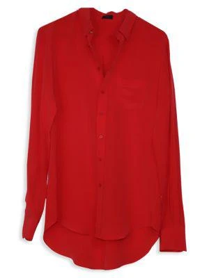 商品[二手商品] Joseph|Joseph Crepe De Chine Blouse In Red Silk,价格¥1994,第2张图片详细描述