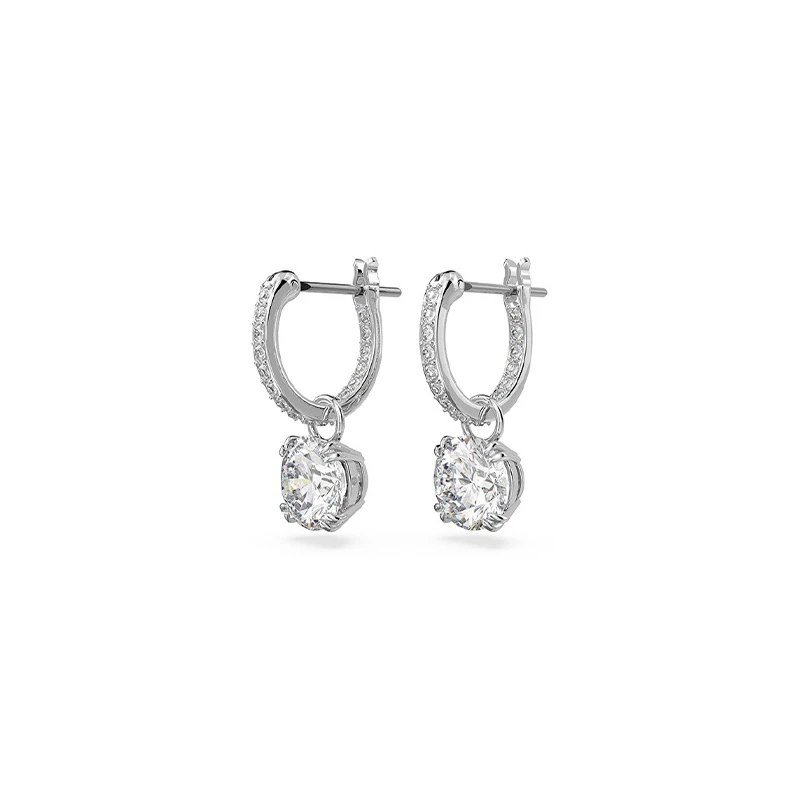 SWAROVSKI 施华洛世奇 CONSTELLA 水滴形耳环女 法式礼物线上限定   5636717 商品