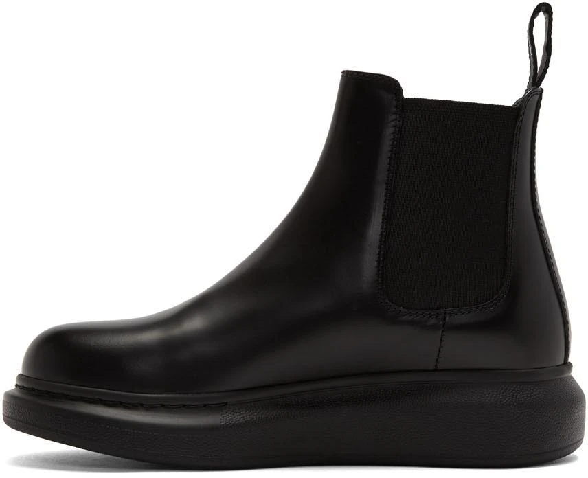 商品Alexander McQueen|Black Hybrid Chelsea Boots,价格¥4672,第3张图片详细描述