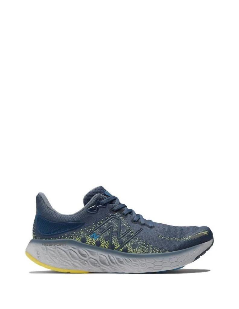 商品New Balance|Men's 1080V12 Running Shoes - B/narrow Width In Grey/blue,价格¥1003,第1张图片