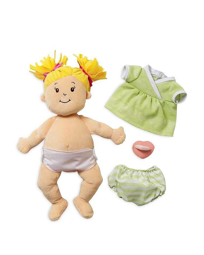 商品Manhattan Toy|Baby Stella Blonde Hair Soft Nurturing First Baby Doll - Ages 12 Months+,价格¥321,第5张图片详细描述