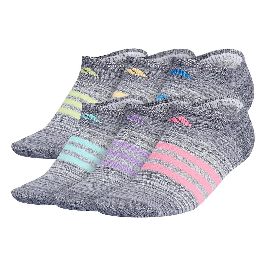 商品Adidas|Superlite No Show Socks 6-Pack (Toddler/Little Kid/Big Kid/Adult),价格¥108,第1张图片