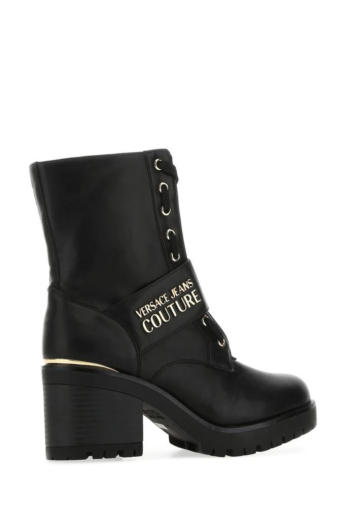 商品Versace|Black synthetic leather ankle boots,价格¥921,第2张图片详细描述